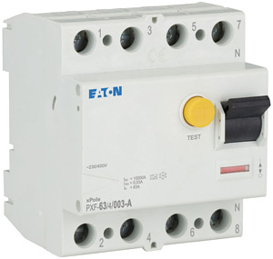 Eaton FI-Schutzschalter PXF-63/4/003-A 63A 4-Polig 30mA Typ A - Hiplo24.de